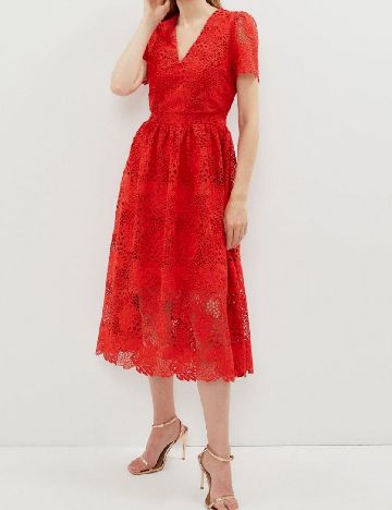 Rochie medie Coast, rosu