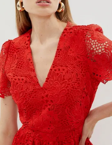 Rochie medie Coast, rosu