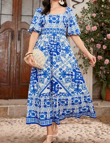 Rochie lunga SHEIN, albastru