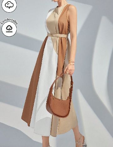 Rochie medie SHEIN, maro