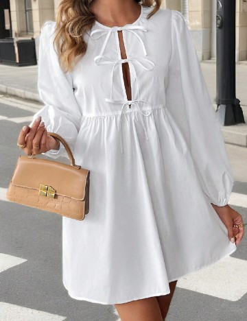 Rochie scurta SHEIN, alb