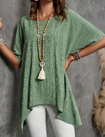 Bluza Emery Rose, verde