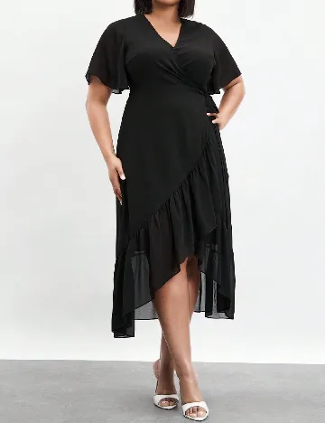 Rochie medie SHEIN CURVE, negru