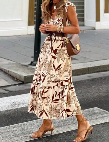 Rochie medie SHEIN, crem