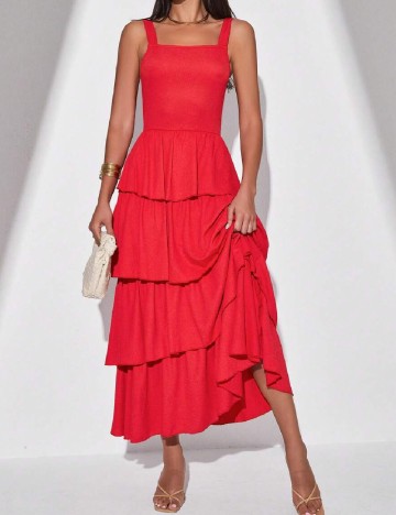 Rochie lunga SHEIN, rosu