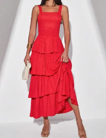 Rochie lunga SHEIN, rosu