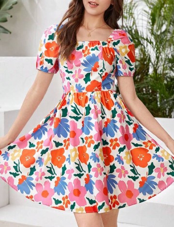 Rochie Shein Kids, mix culori