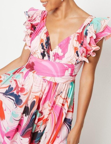 Rochie medie Coast, mix culori