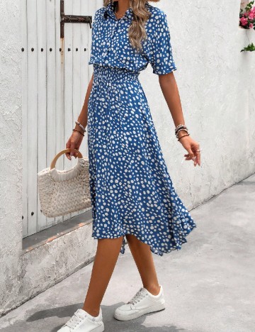 Rochie medie SHEIN, albastru