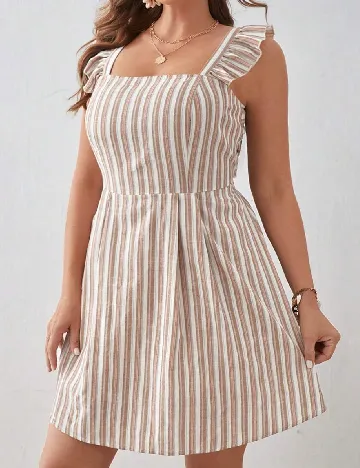 Rochie scurta SHEIN CURVE, mix culori