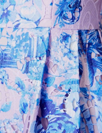 Rochie medie Coast, mov/albastru