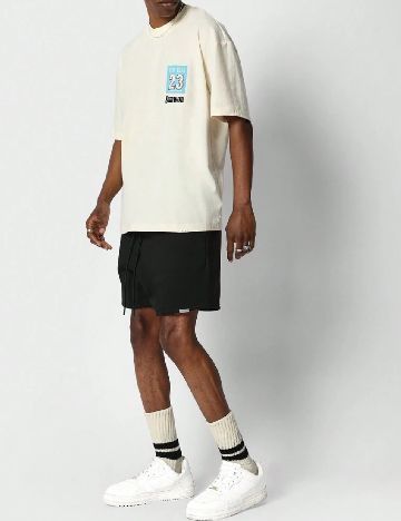 Tricou SUMWON, crem