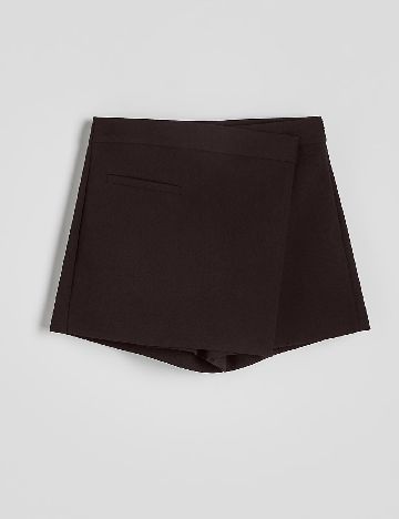 Fusta pantalon Reserved, maro inchis