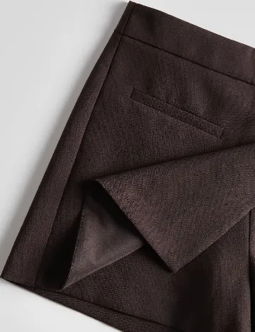Fusta pantalon Reserved, maro inchis