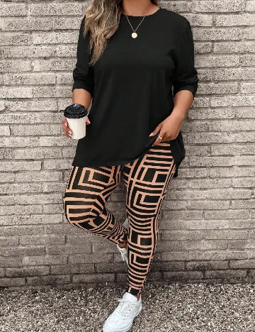 Compleu SHEIN CURVE, negru