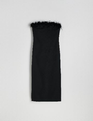 Rochie medie Reserved, negru