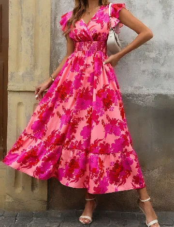 Rochie lunga SHEIN, floral print