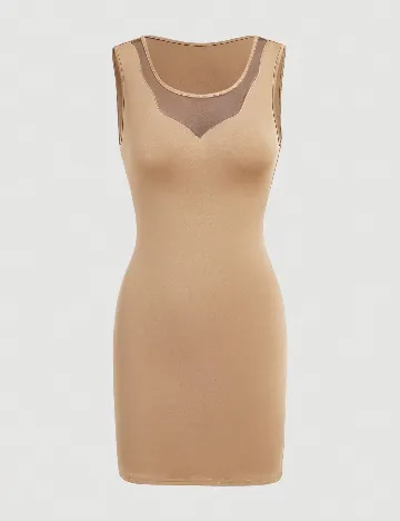 Rochie scurta SHEIN, maro