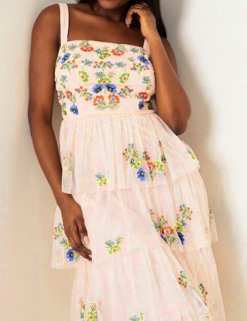 Rochie medie Coast, roz pal