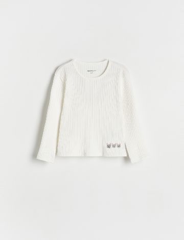 Bluza Reserved, ecru