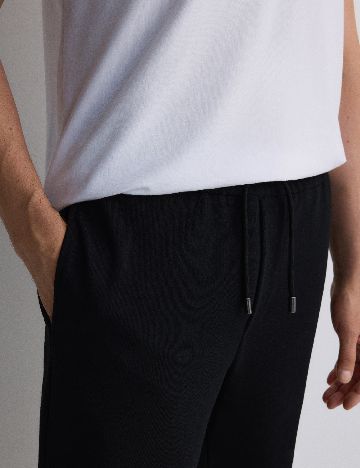 Pantaloni Reserved, negru