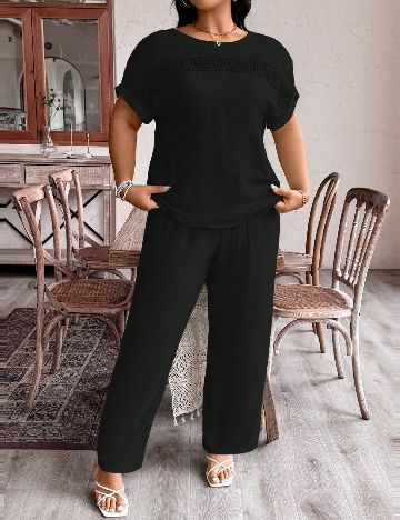 Compleu SHEIN CURVE, negru