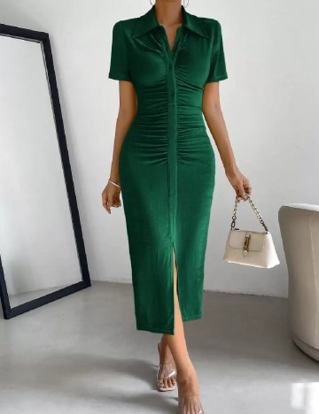 Rochie medie SHEIN, verde