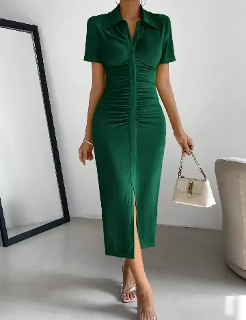 Rochie medie SHEIN, verde
