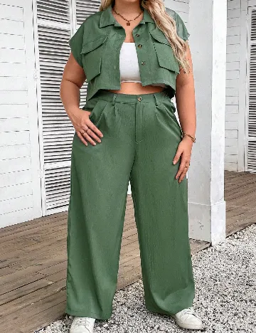 Compleu SHEIN CURVE, verde
