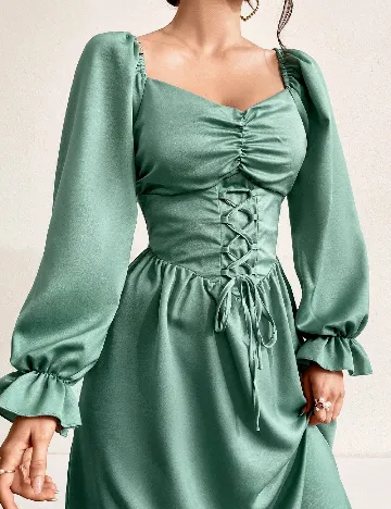 Rochie lunga SHEIN, turcoaz Verde