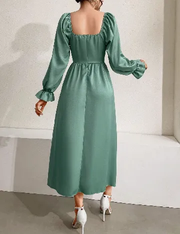 Rochie lunga SHEIN, turcoaz Verde