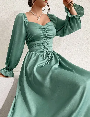 Rochie lunga SHEIN, turcoaz Verde