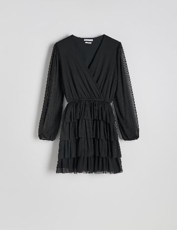 Rochie scurta Reserved, negru