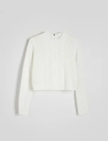 Bluza Reserved, alb