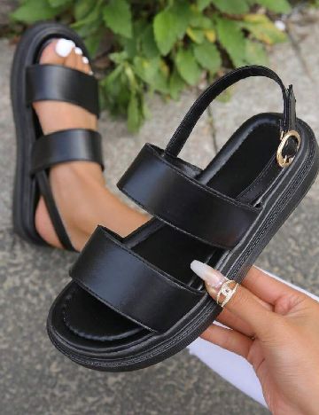 Sandale SHEIN, negru
