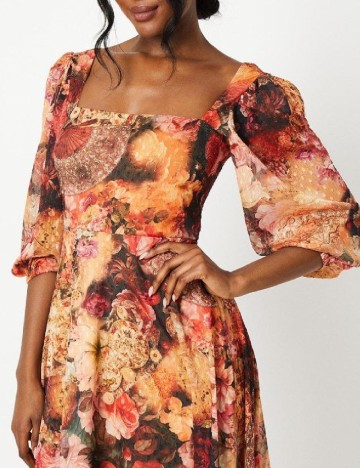 Rochie medie Coast, maro