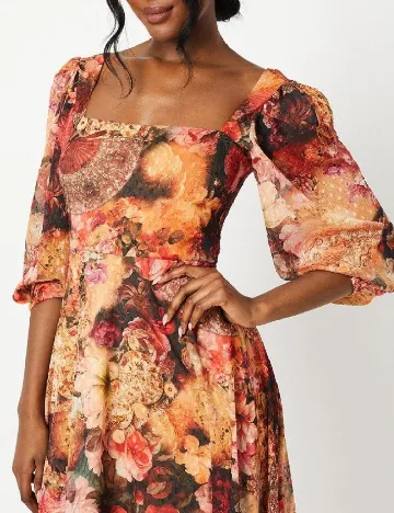 Rochie medie Coast, maro