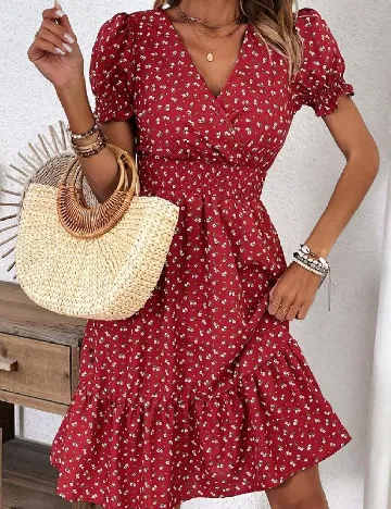 Rochie scurta SHEIN, rosu