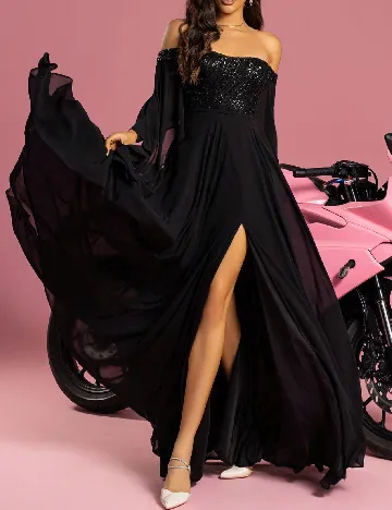 Rochie lunga SHEIN, negru