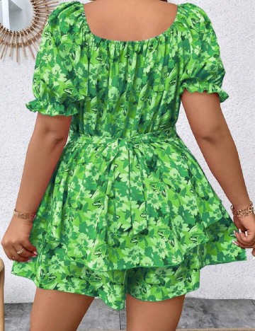 Salopeta SHEIN CURVE, verde