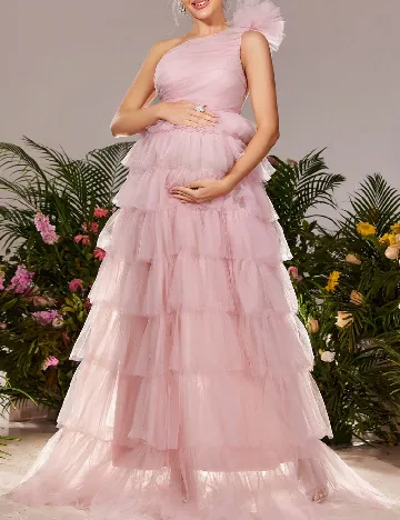 Rochie lunga Dress Alisa Maternity, roz