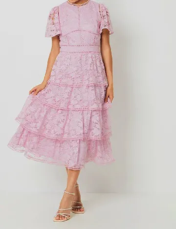 Rochie medie Coast, roz