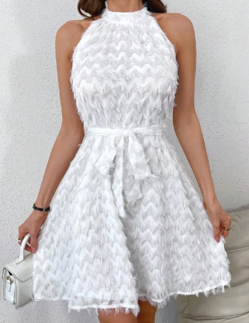 Rochie scurta SHEIN, alb