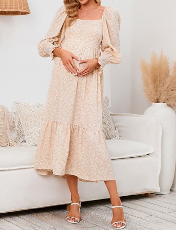 Rochie medie SHEIN, crem