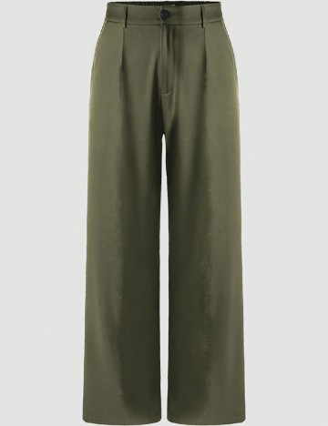 Pantaloni SHEIN CURVE, verde