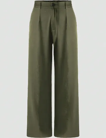 Pantaloni SHEIN CURVE, verde