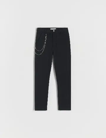 Pantaloni Reserved, negru