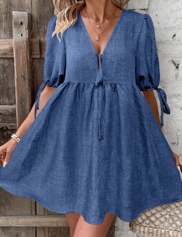 Rochie scurta SHEIN, albastru