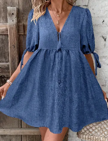 Rochie scurta SHEIN, albastru