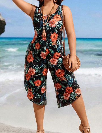 Salopeta SHEIN CURVE, mix culori